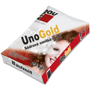 Omítka sádrová Baumit UnoGold hlazená 0,6 mm 25 kg