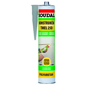 Tmel konstrukční Soudal 25D šedý 280 ml