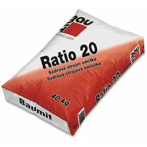 Omítka sádrová Baumit Ratio 20 štuková 1 mm 40 kg