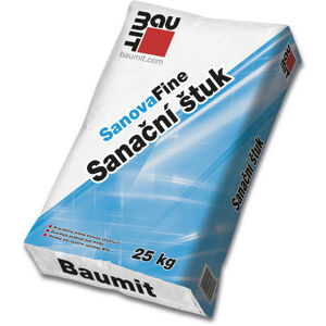 Omítka sanační štuková Baumit SanovaFine 0,6 mm 25 kg