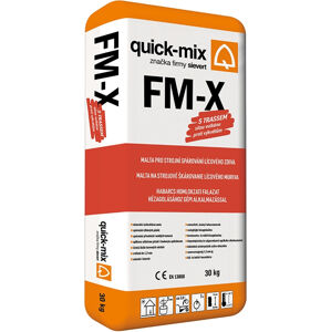 Hmota spárovací Quick-mix FM-X černá 30 kg