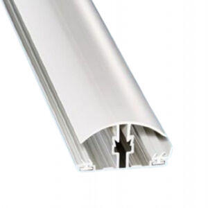 Gutta Spojovací lišta ALU/PVC bílá / stříbrná 10 - 16 mm 7000 mm